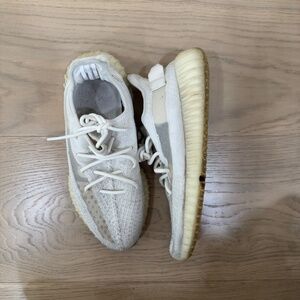 Adidas White Yeezy 350 Boost Lace Up Men's Size 9.5